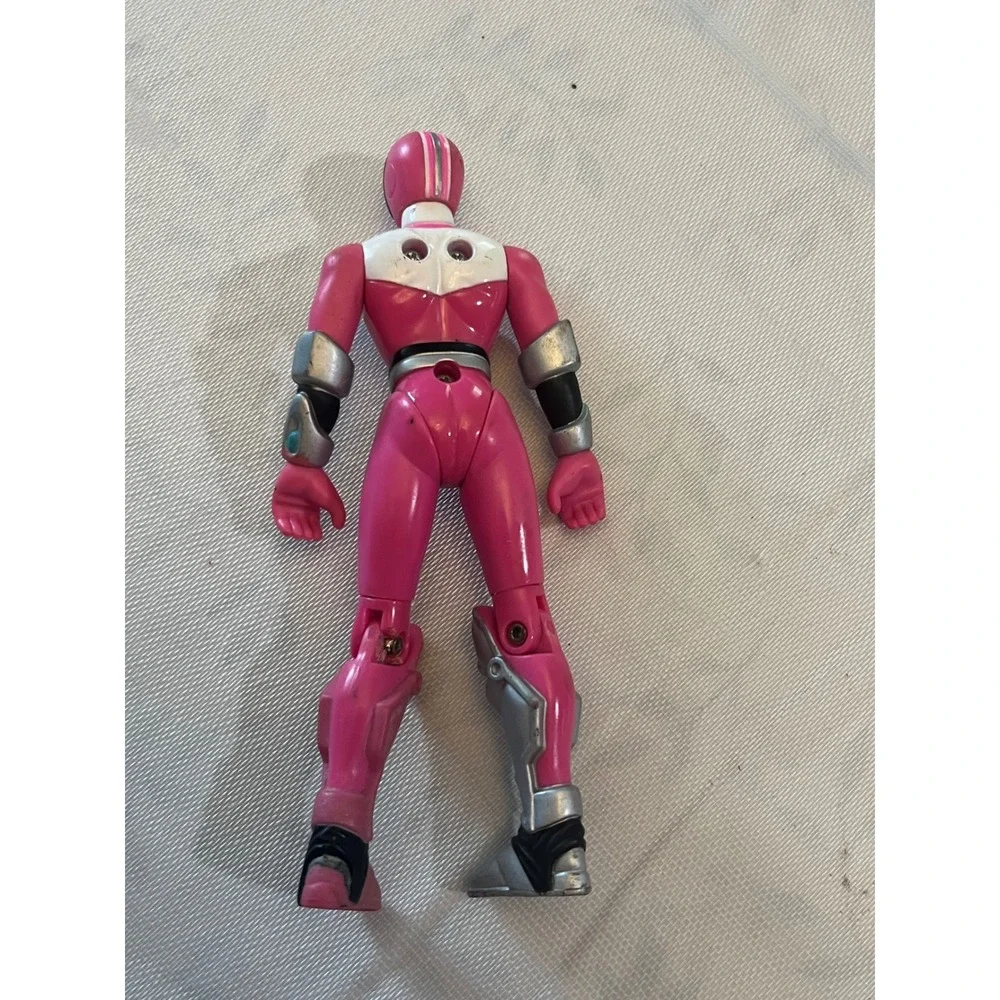 Vintage 2000 Bandai Power Rangers Time Force Pink Ranger Action Figure Toy 5in‎